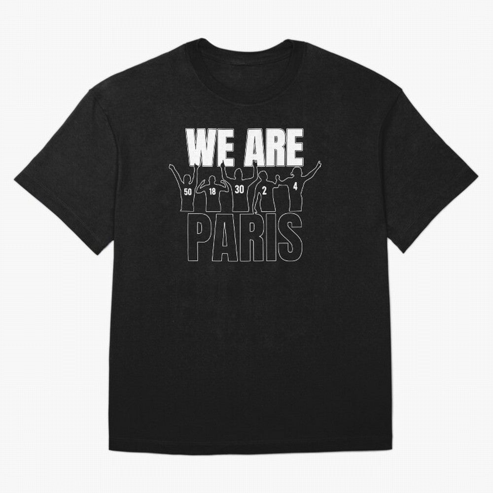 We are Paris Oversized T-Shirt Elevate FIFA World Cup 2026 Group Stage Spirit, Centered on France, Cristiano Ronaldo, Football Passion, Legendary Performances, Festival Vibes and Supporter Community; Great for Supporters Who Love Legendary Players,