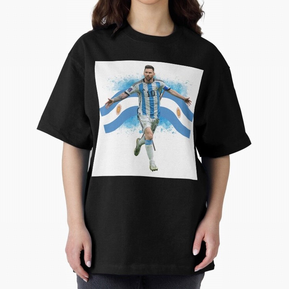 Messi - Argentina Classic T-Shirt Represent Football Lovers during the FIFA World Cup 2026 Group Stage Journey through Messi Highlights, Argentina and Brazil Pride, Global Supporter Spirit, Legendary Goals, National Colors and Tournament