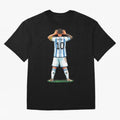 Pixelated Messi Topo Gigio Classic T-Shirt Honor the Football Icons of the FIFA World Cup 2026 USA Canada Mexico Journey through CR7 Highlights, Portugal, Spain and Germany Pride, Football Festival Excitement, Trophy Ambitions, Country Rivalries