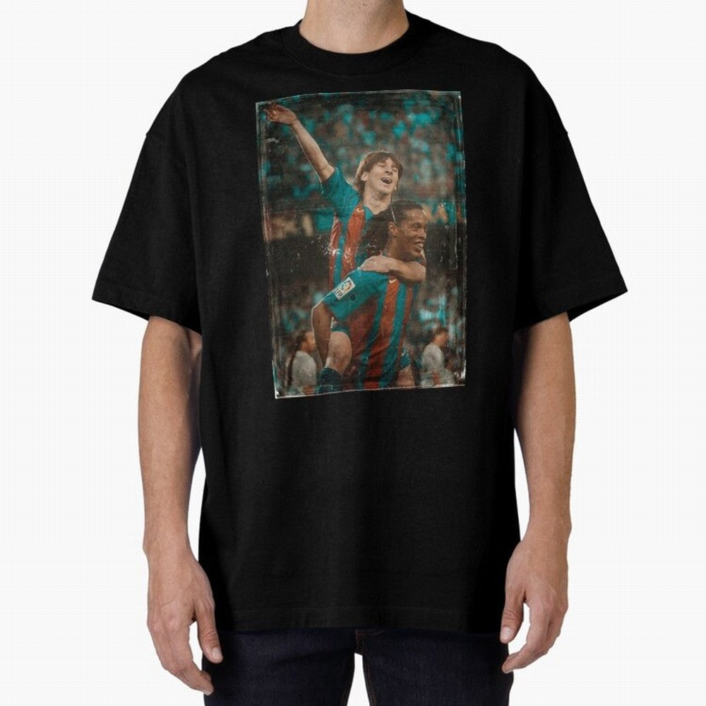 Messi and Ronaldinho Celebration Classic T-Shirt Show Up for the Glory of FIFA World Cup 2026 Spirit, Centered on Brazil, Portugal and Argentina, Messi, CR7 and Mbappe, Football Festival Excitement, Trophy Ambitions, Country Rivalries and Star