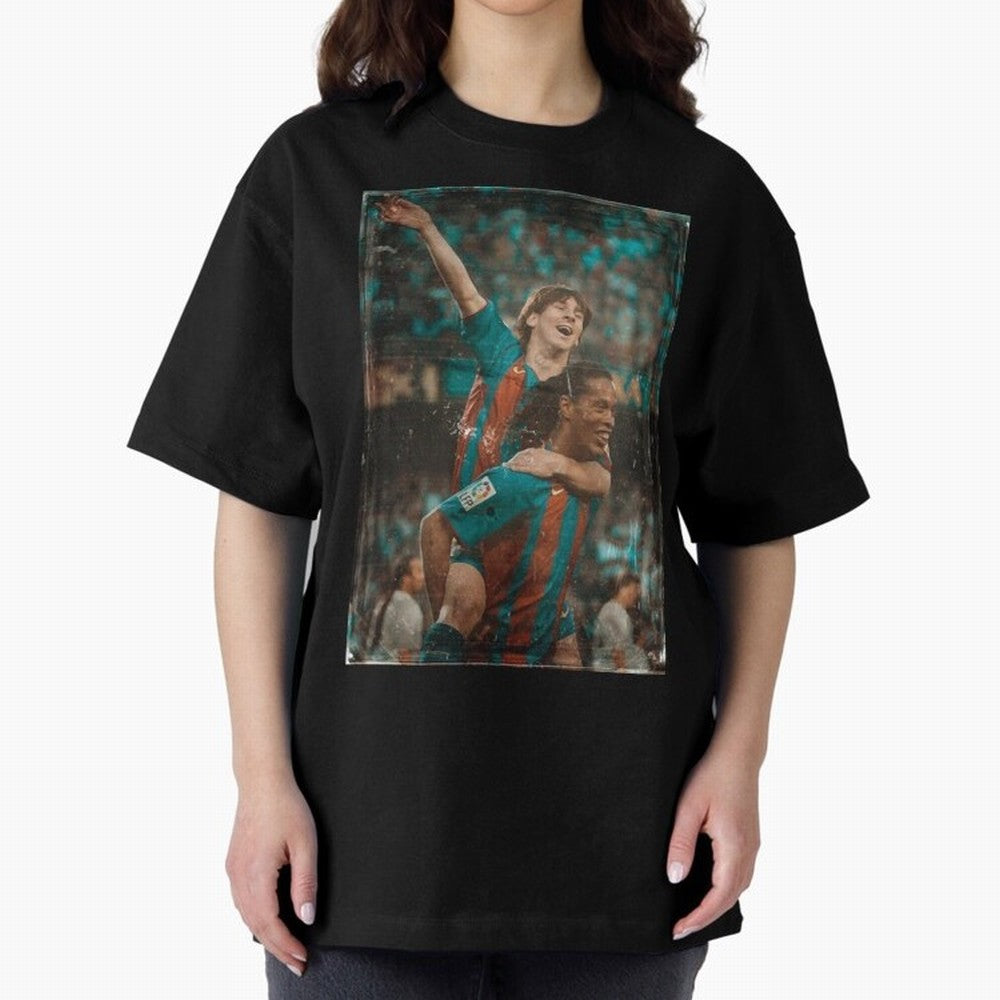 Messi and Ronaldinho Celebration Classic T-Shirt Show Up for the Glory of FIFA World Cup 2026 Spirit, Centered on Brazil, Portugal and Argentina, Messi, CR7 and Mbappe, Football Festival Excitement, Trophy Ambitions, Country Rivalries and Star