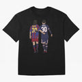 Young Messi and Old Messi Essential T-Shirt Join Global Football Passion for FIFA World Cup 2026 Group Stage, Driven by Haaland and Mbappe, Argentina, France and Brazil, Tournament Hype, Historic Matchups, Family Viewing Parties and Global Sports