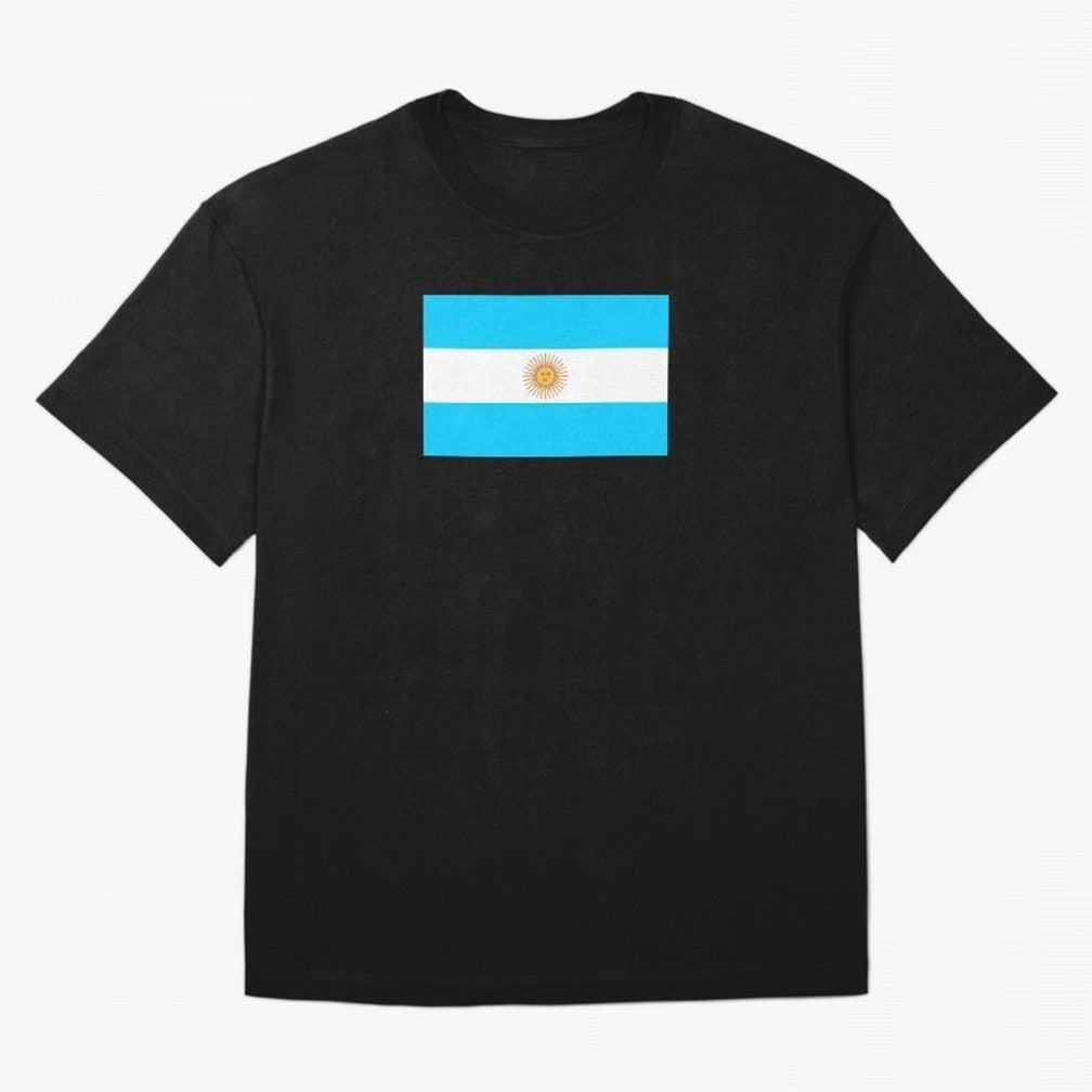 ARGENTINA Oversized T-Shirt Spotlight Global Football Passion for FIFA World Cup 2026 USA Canada Mexico, Connected to CR7 and Messi, Portugal, Supporter Pride, Iconic Celebrations, Legendary Names and Global Match Day Energy; Ideal for Fans Who