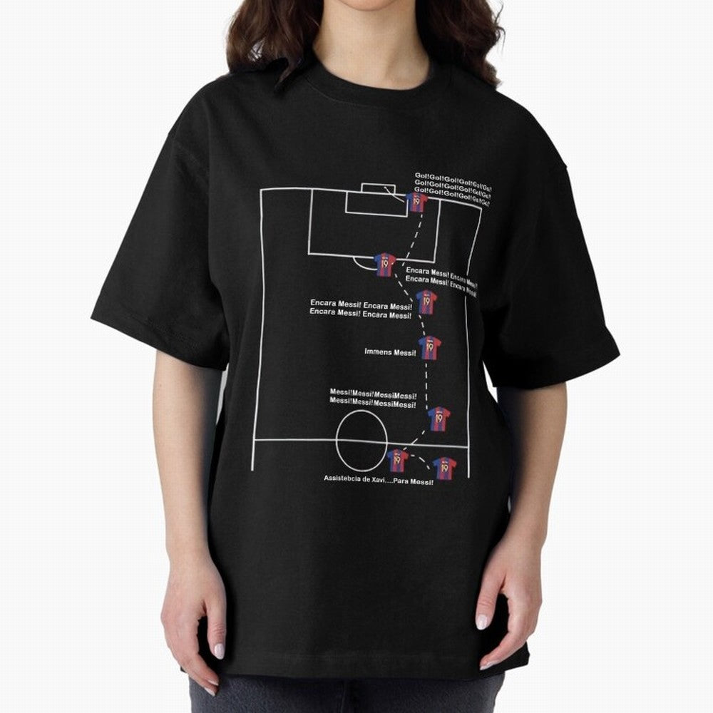 Encara messi gol gol gol Oversized T-Shirt Unlock the FIFA World Cup 2026 Group Stage Journey through CR7 Highlights, Portugal, Spain and Germany Pride, Tournament Hype, Historic Matchups, Family Viewing Parties and Global Sports Pride; Created for