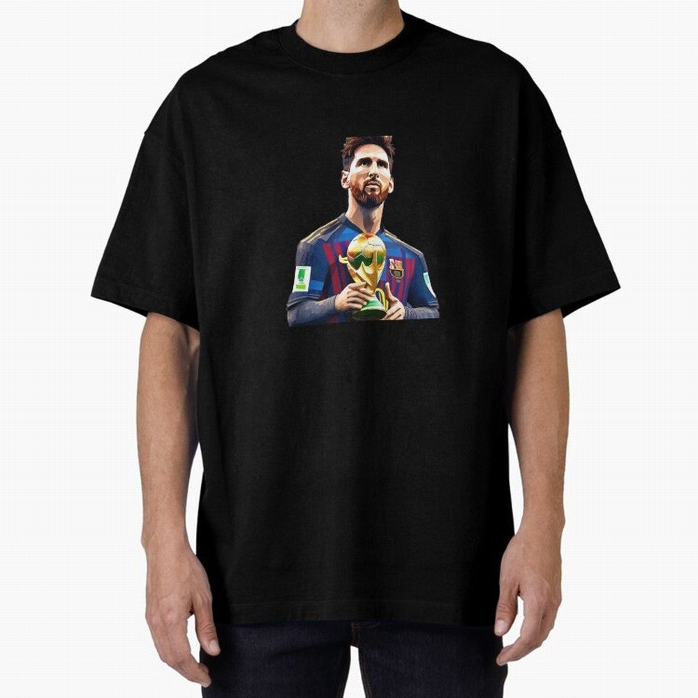 Messi World Cup with Barcelona Jersey Art Gift Classic T-Shirt Live the Energy of FIFA World Cup 2026 Group Stage Spirit, Celebrating Brazil, Portugal and Argentina, Haaland and Mbappe, Stadium Chants, National Pride, Trophy Dreams and
