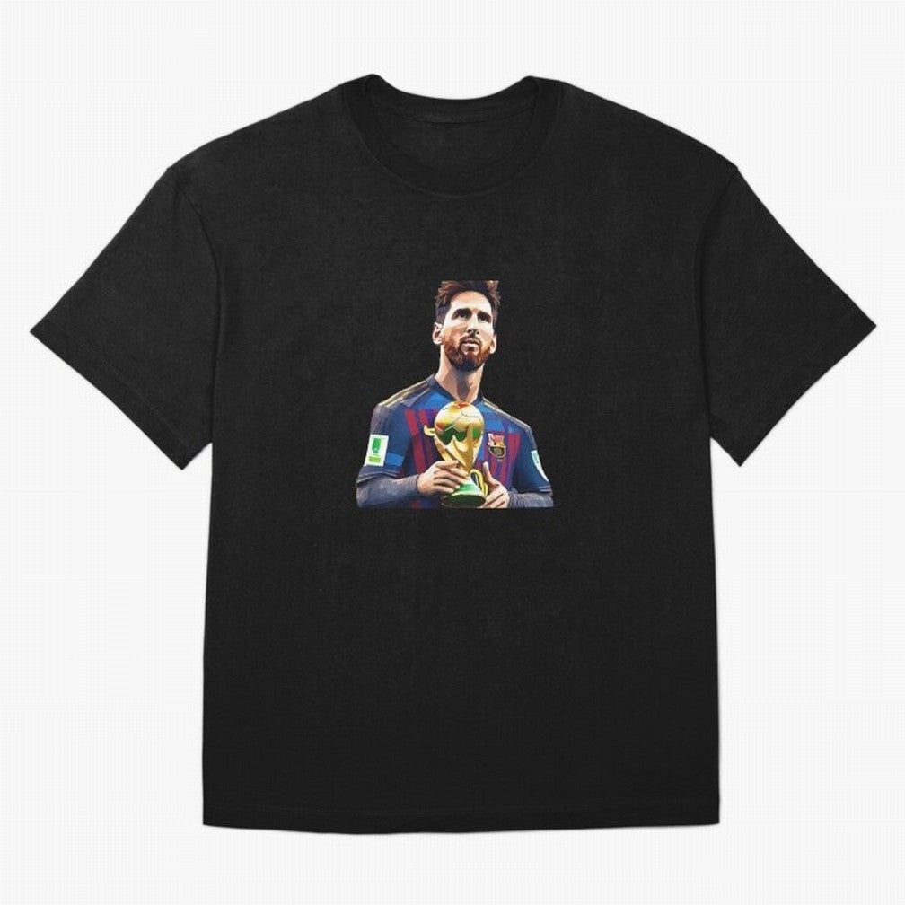 Messi World Cup with Barcelona Jersey Art Gift Classic T-Shirt Live the Energy of FIFA World Cup 2026 Group Stage Spirit, Celebrating Brazil, Portugal and Argentina, Haaland and Mbappe, Stadium Chants, National Pride, Trophy Dreams and