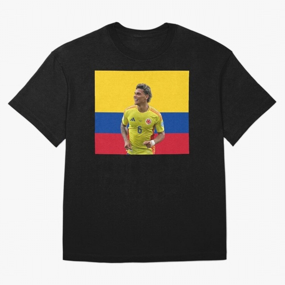 Richard Rios Colombian Flag Oversized T-Shirt Carry the Colors and Pride of FIFA World Cup 2026 USA Canada Mexico Made for Mbappe and Neymar, Germany Energy, Worldwide Fan Energy, Dramatic Goals, Stadium Lights and Championship Celebrations;