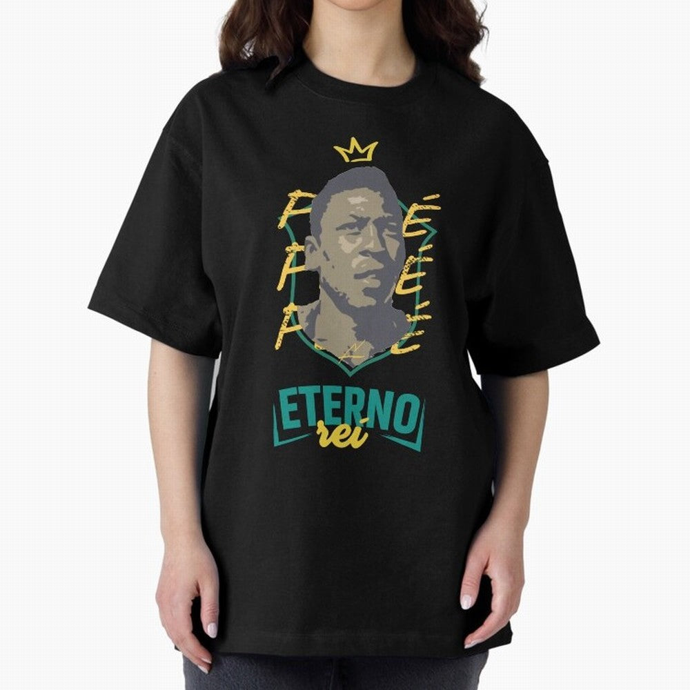 Messi and Neymar wearing a Pele t-shirt - Pel¨¦ Eterno - Pele Forever Rei Classic T-Shirt Keep the Match Day Mood of FIFA World Cup 2026 Group Stage for Fans of Messi, Neymar and Mbappe and Spain, Bringing Retro Football Energy, Iconic Rivalries,