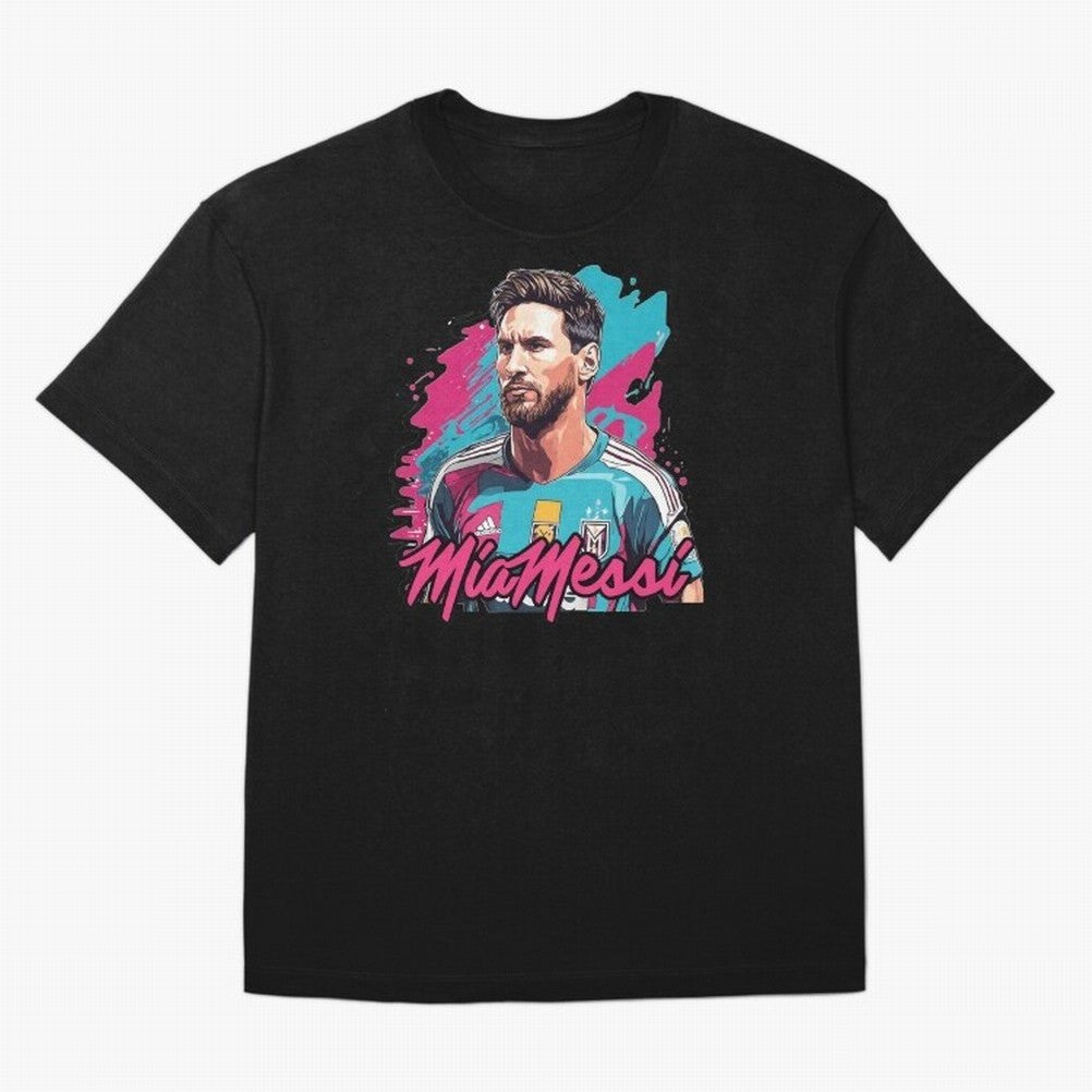 MiaMessi Premium Classic T-Shirt Bring Legendary Rivalry Energy to FIFA World Cup 2026 Group Stage for Fans of Messi, Neymar and Mbappe and France, Bringing Soccer Culture, Superstar Moments, National Team Dreams and Competitive Fire; Perfect for