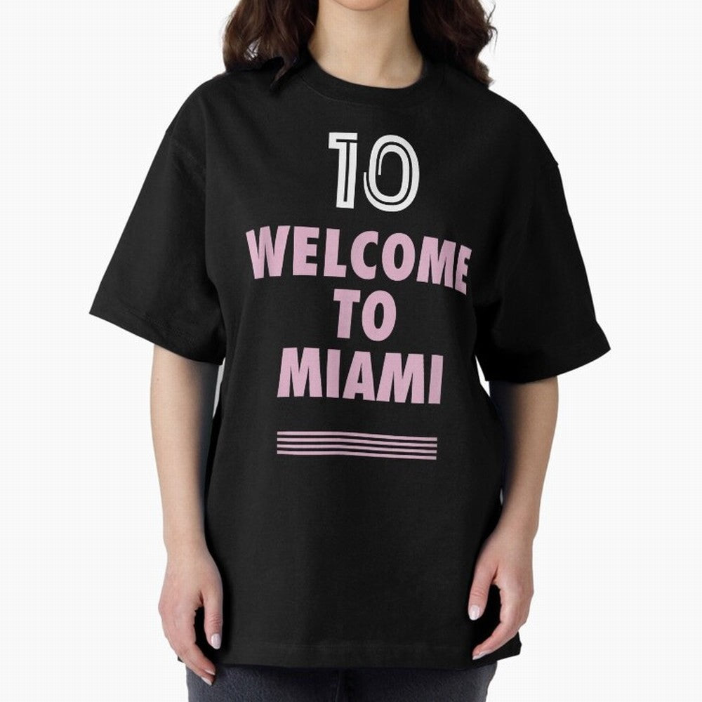 Welcome to Miami 10 - GOAT Classic T-Shirt Show Match Day Excitement for FIFA World Cup 2026 Group Stage for Fans of Messi and England and Germany, Bringing Global Supporter Spirit, Legendary Goals, National Colors and Tournament Celebration; Great