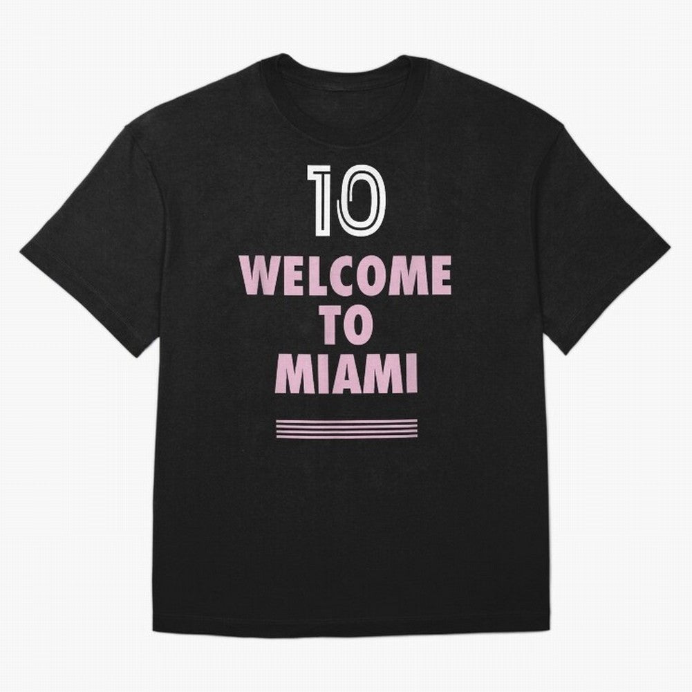 Welcome to Miami 10 - GOAT Classic T-Shirt Show Match Day Excitement for FIFA World Cup 2026 Group Stage for Fans of Messi and England and Germany, Bringing Global Supporter Spirit, Legendary Goals, National Colors and Tournament Celebration; Great