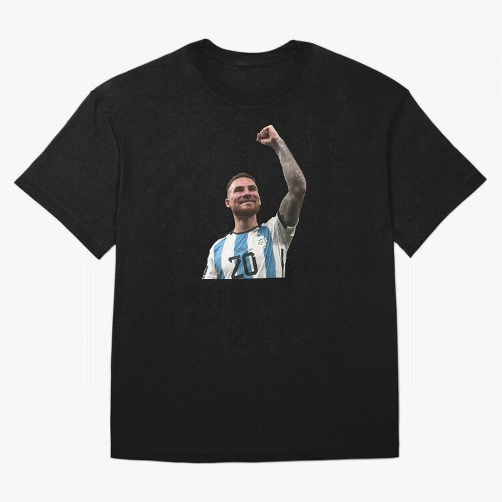 Alexis Mac Allister Classic T-Shirt Carry National Pride through Global Football Passion for FIFA World Cup 2026 USA Canada Mexico, Inspired by CR7 and Messi, Brazil, Retro Football Energy, Iconic Rivalries, Trophy Chase Drama and Stadium