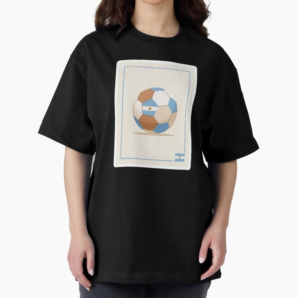 Football stamp sticker || Buenos Aires Vibes Classic T-Shirt Build FIFA World Cup 2026 for Fans of Cristiano Ronaldo and Argentina, Bringing Football Festival Excitement, Trophy Ambitions, Country Rivalries and Star Player Buzz; Ideal for