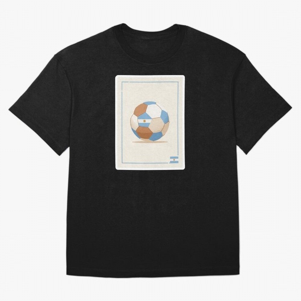 Football stamp sticker || Buenos Aires Vibes Classic T-Shirt Build FIFA World Cup 2026 for Fans of Cristiano Ronaldo and Argentina, Bringing Football Festival Excitement, Trophy Ambitions, Country Rivalries and Star Player Buzz; Ideal for