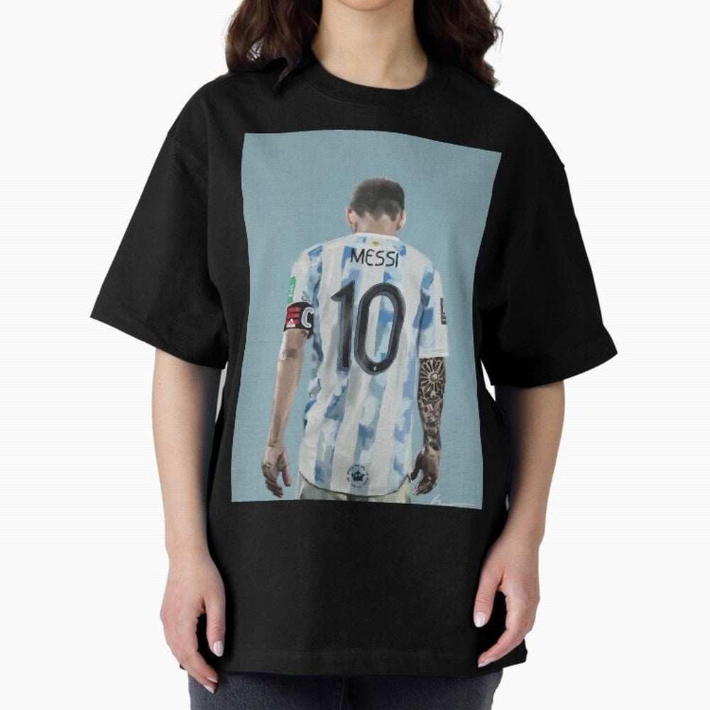 Portrait painting of Lionel Messi of Inter Miami and Argentina Classic T-Shirt Represent Fans Who Live for Match Day Hype around FIFA World Cup 2026 Group Stage, Cristiano Ronaldo, England, France and Netherlands, Tournament Hype, Historic