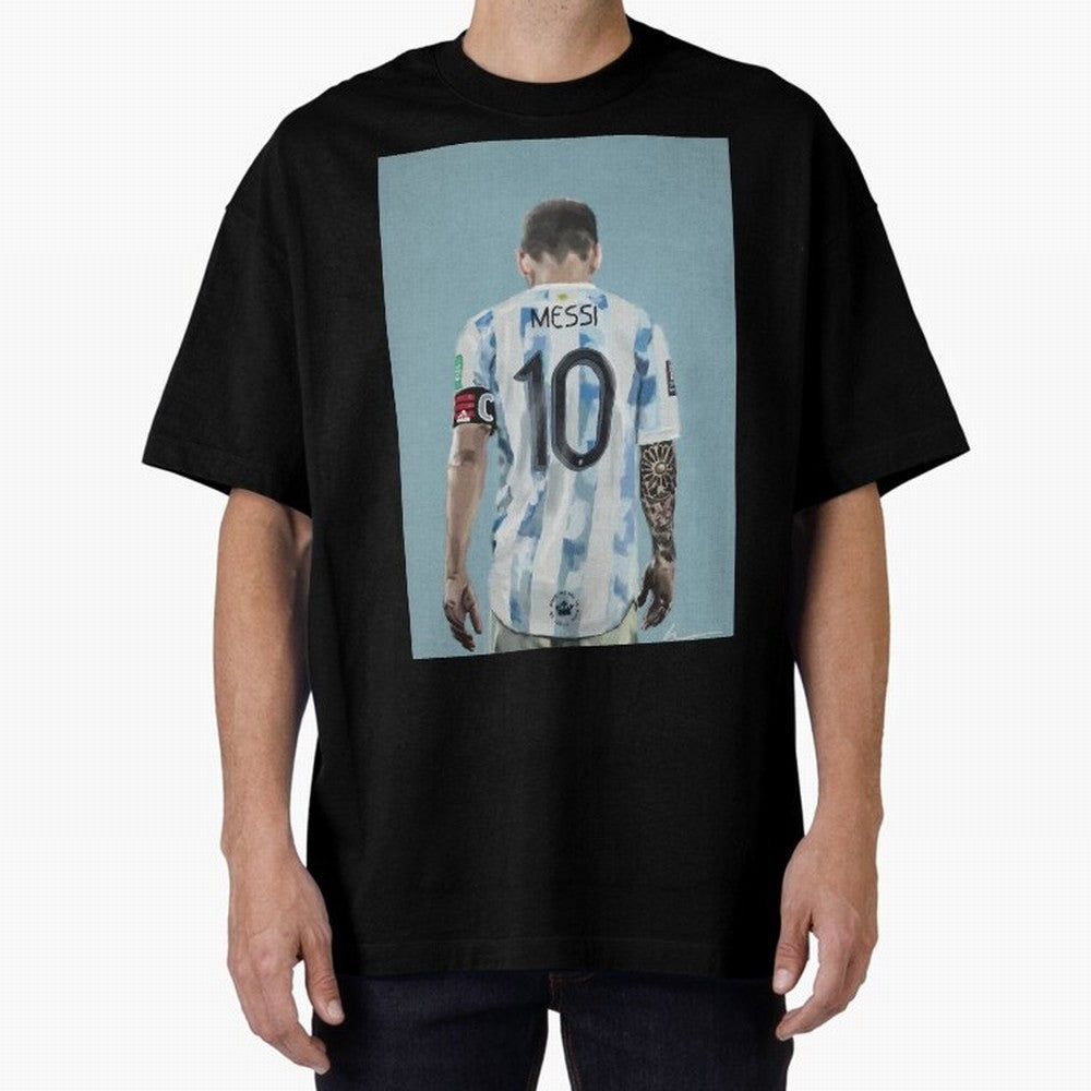 Portrait painting of Lionel Messi of Inter Miami and Argentina Classic T-Shirt Represent Fans Who Live for Match Day Hype around FIFA World Cup 2026 Group Stage, Cristiano Ronaldo, England, France and Netherlands, Tournament Hype, Historic