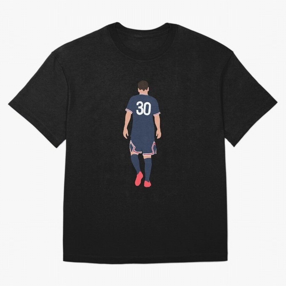 Leo Messi France Football Player Oversized T-Shirt Keep the Match Day Mood of FIFA World Cup 2026 Group Stage for Fans of Messi, Neymar and Mbappe and Spain, Bringing Retro Football Energy, Iconic Rivalries, Trophy Chase Drama and Stadium