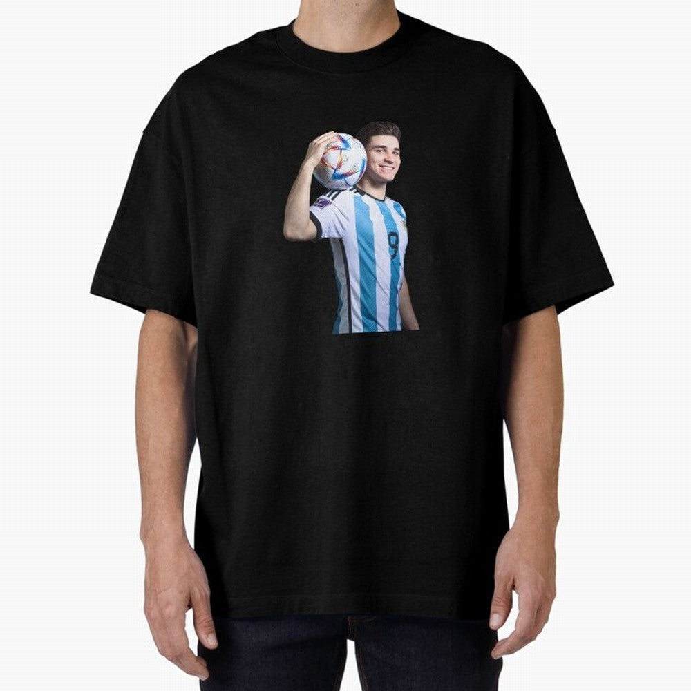 Julian Alvarez Classic T-Shirt Bring Trophy Dreams to Global Football Passion for FIFA World Cup 2026, with CR7 and Messi, England, Retro Football Energy, Iconic Rivalries, Trophy Chase Drama and Stadium Atmosphere; Made for Collectors Who Enjoy