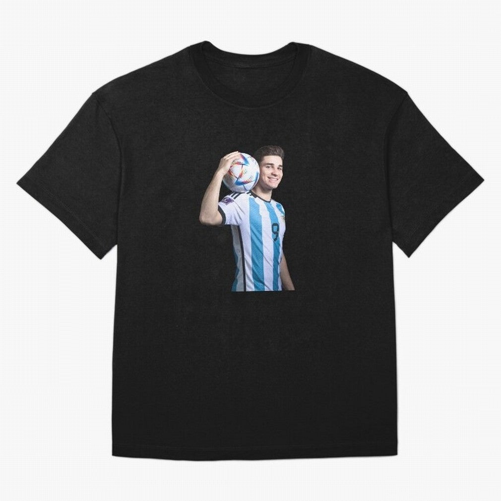 Julian Alvarez Classic T-Shirt Bring Trophy Dreams to Global Football Passion for FIFA World Cup 2026, with CR7 and Messi, England, Retro Football Energy, Iconic Rivalries, Trophy Chase Drama and Stadium Atmosphere; Made for Collectors Who Enjoy