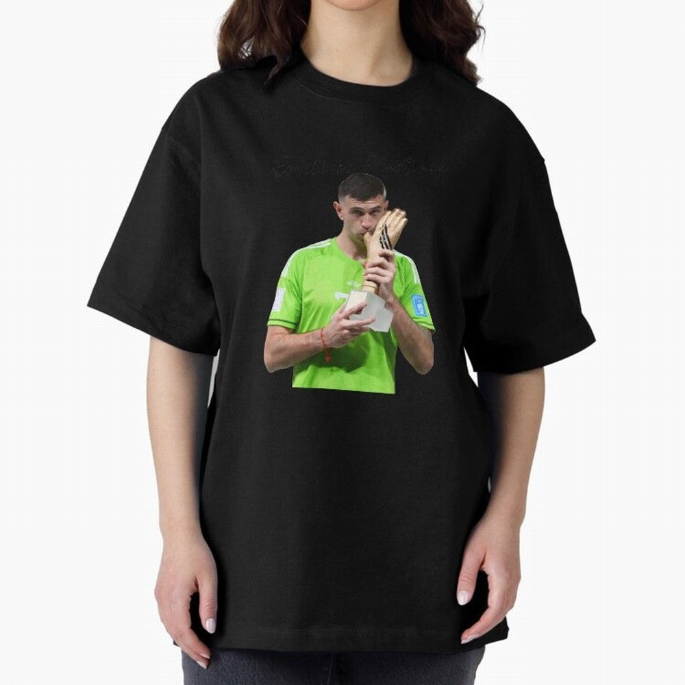 Emiliano Martinez Classic T-Shirt Bring Supporter Culture to Global Football Passion for FIFA World Cup 2026 Group Stage, Featuring Messi and Cristiano Ronaldo, Brazil, Portugal and Argentina, Supporter Pride, Iconic Celebrations, Legendary Names