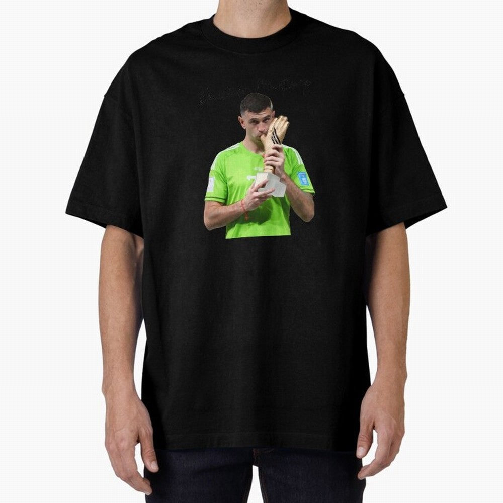 Emiliano Martinez Classic T-Shirt Bring Supporter Culture to Global Football Passion for FIFA World Cup 2026 Group Stage, Featuring Messi and Cristiano Ronaldo, Brazil, Portugal and Argentina, Supporter Pride, Iconic Celebrations, Legendary Names