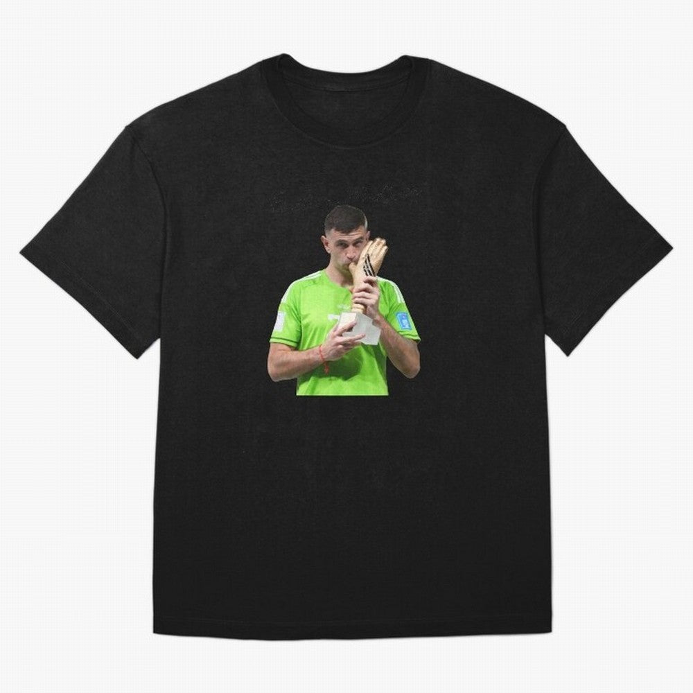 Emiliano Martinez Classic T-Shirt Bring Supporter Culture to Global Football Passion for FIFA World Cup 2026 Group Stage, Featuring Messi and Cristiano Ronaldo, Brazil, Portugal and Argentina, Supporter Pride, Iconic Celebrations, Legendary Names