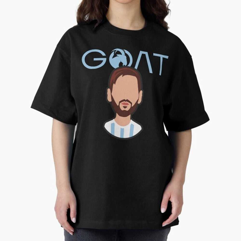 GOAT ¨C Lionel Messi Minimalist Vector Design Classic T-Shirt Celebrate the Road through FIFA World Cup 2026 Spirit, Centered on England and Germany, Mbappe and Neymar, Football Festival Excitement, Trophy Ambitions, Country Rivalries and Star