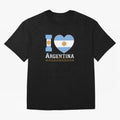 I love Argentina Classic T-Shirt Celebrate the Magic of the FIFA World Cup 2026 Journey through Messi and Cristiano Ronaldo Highlights, Brazil Pride, Goal Celebration Energy, Supporter Heritage, Football Icons and Worldwide Tournament Joy; Great