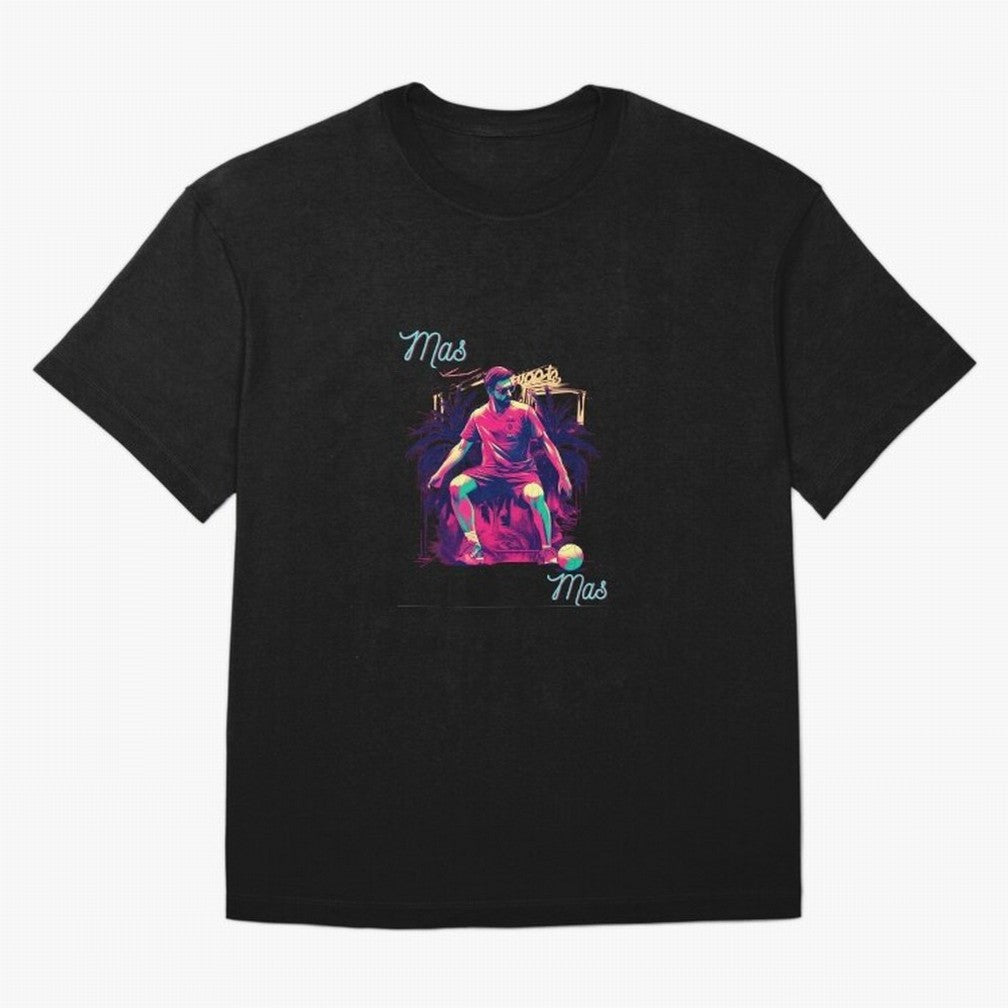 Messi Mas Messi Oversized T-Shirt Honor Match Day Hype around FIFA World Cup 2026 USA Canada Mexico, Haaland, France and Portugal, Fan Favorite Moments, National Team Passion, Big Match Drama and Soccer History; Ideal for Fans Who Follow Messi,