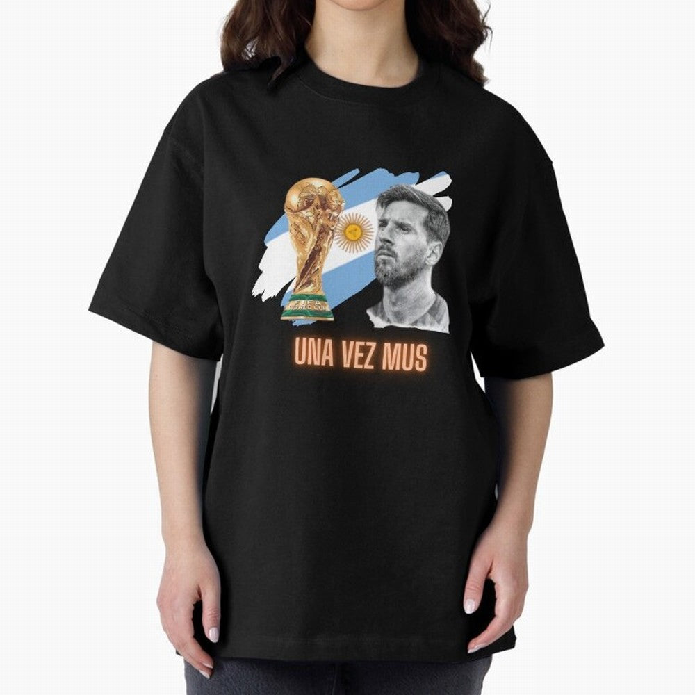 Messi in World Cup 2026 Oversized T-Shirt Bring Supporter Culture to FIFA World Cup 2026 USA Canada Mexico Spirit, Made for Portugal, Spain and Germany, Messi, Game Day Rituals, Football Legends, Country Pride and the Road to the Final; Ideal for
