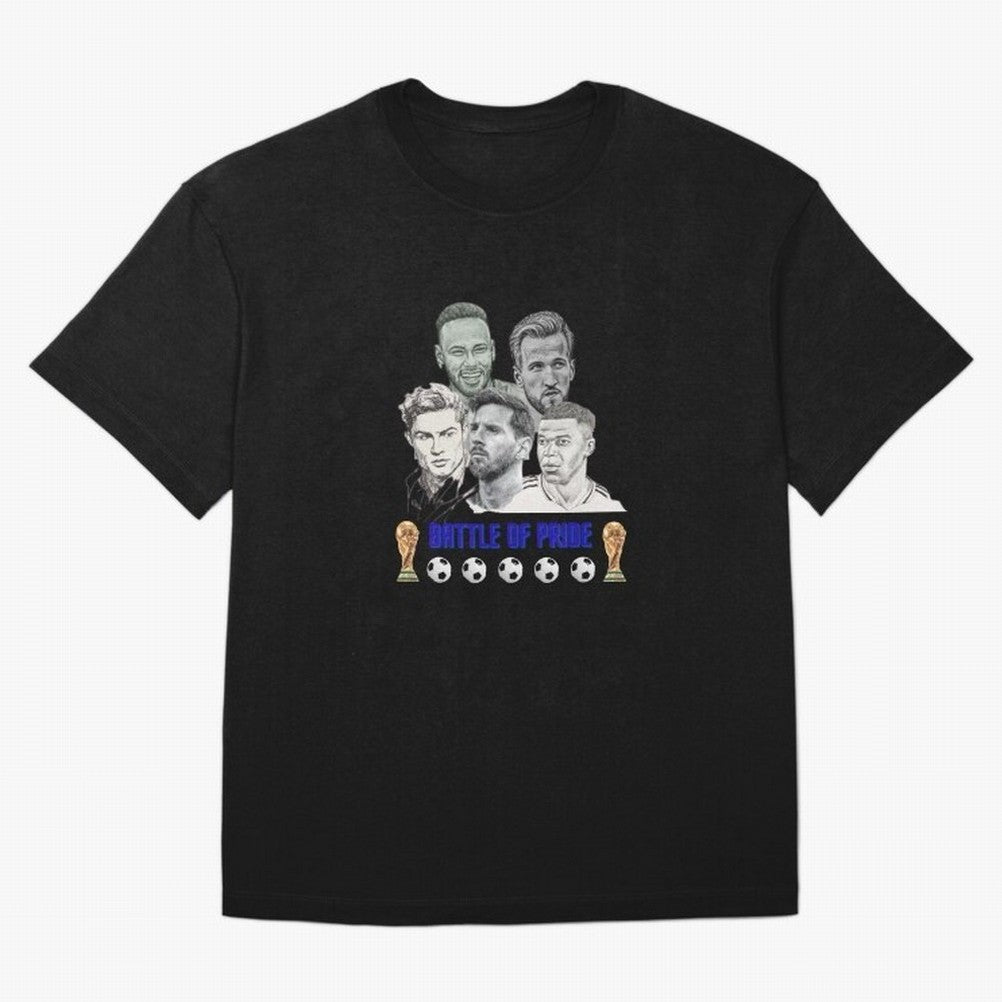 Battle of Pride Classic T-Shirt Celebrate Rivalries and Pride in Global Football Passion for FIFA World Cup 2026, Inspired by Haaland and Mbappe, England, France and Netherlands, Champion Mindset, Group Stage Buzz, Knockout Tension and Passionate