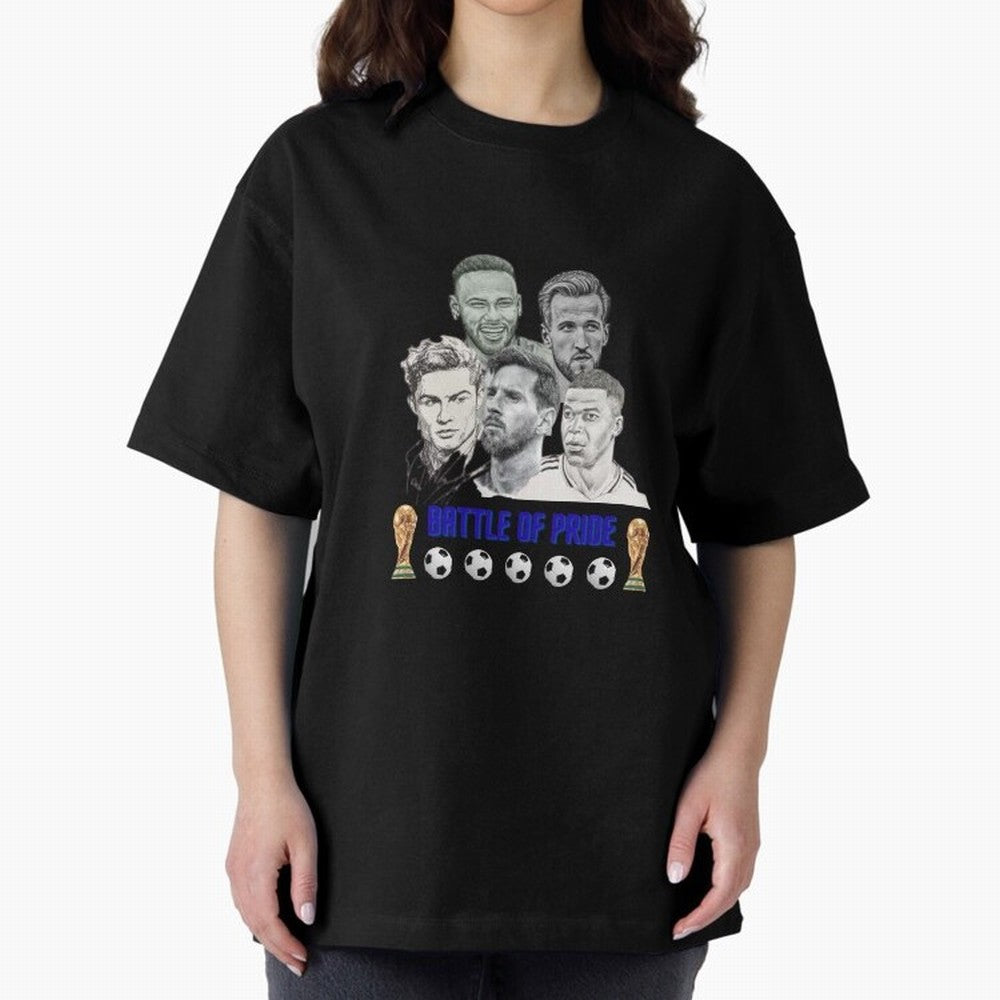 Battle of Pride Classic T-Shirt Celebrate Rivalries and Pride in Global Football Passion for FIFA World Cup 2026, Inspired by Haaland and Mbappe, England, France and Netherlands, Champion Mindset, Group Stage Buzz, Knockout Tension and Passionate