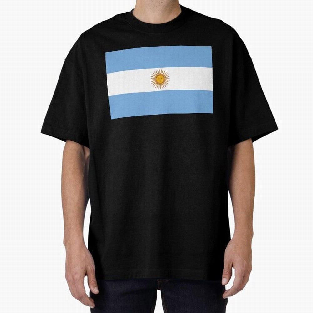 Argentina Oversized T-Shirt Celebrate Rivalries and Pride in Match Day Hype around FIFA World Cup 2026, Neymar, Haaland and Cristiano Ronaldo, Portugal, Spain and Germany, Vintage Soccer Flavor, Modern Football Stars, National Flags and Final Night