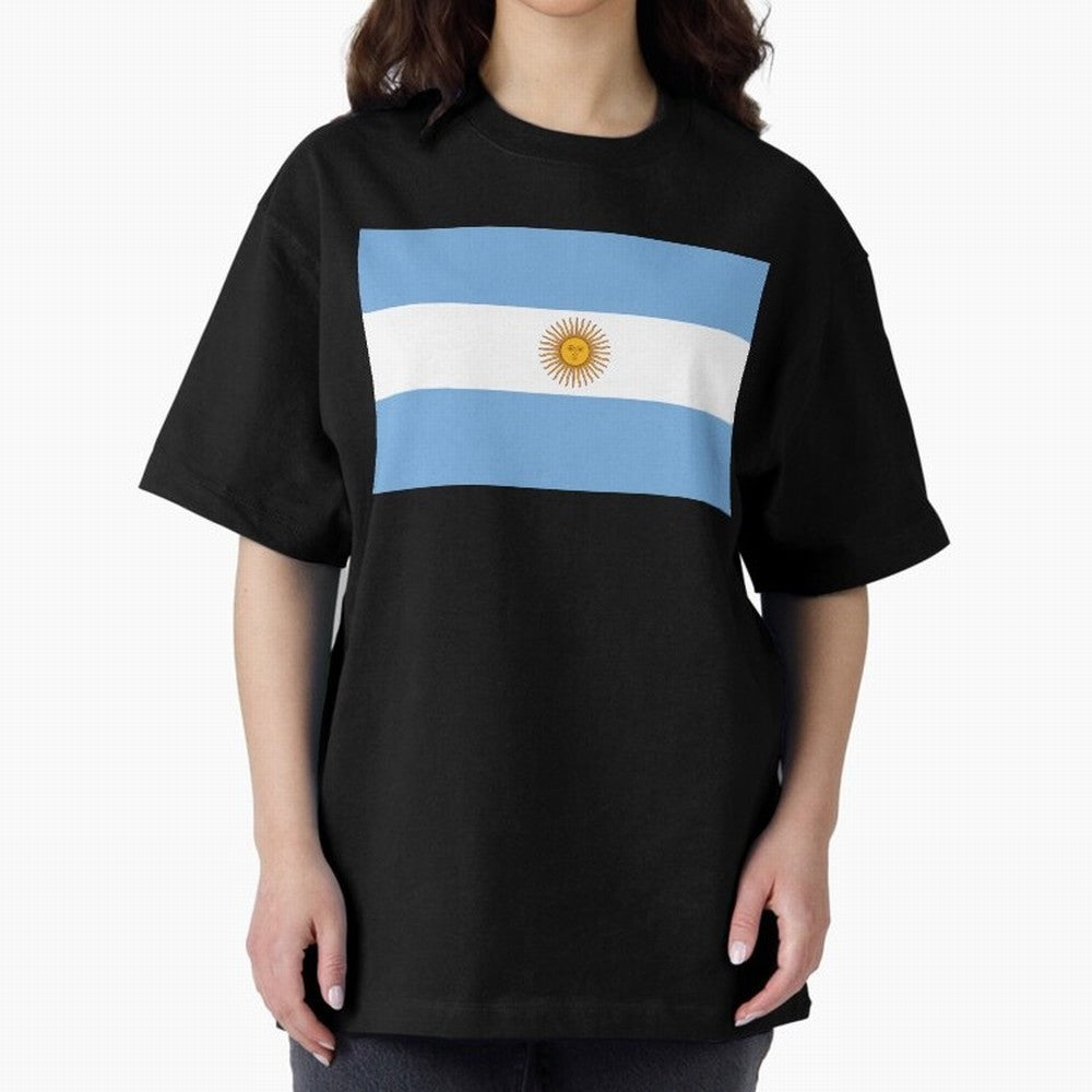 Argentina Oversized T-Shirt Celebrate Rivalries and Pride in Match Day Hype around FIFA World Cup 2026, Neymar, Haaland and Cristiano Ronaldo, Portugal, Spain and Germany, Vintage Soccer Flavor, Modern Football Stars, National Flags and Final Night