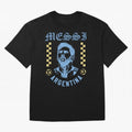 Messi Argentina Vintage Football Design World Cup Fan Art Classic T-Shirt Celebrate Supporters United by Global Football Passion for FIFA World Cup 2026, Inspired by Neymar, Haaland and Cristiano Ronaldo, England, France and Netherlands, Football