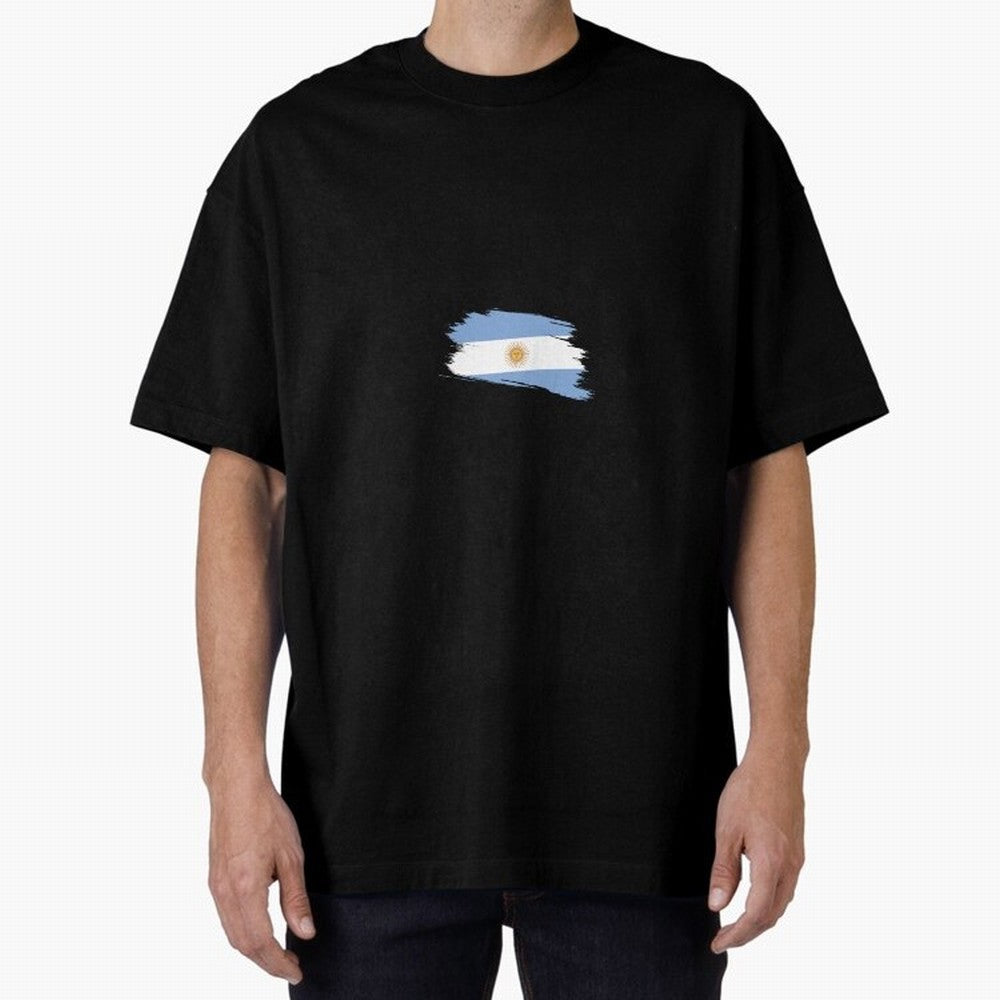 Argentina Oversized T-Shirt Spotlight FIFA World Cup 2026 Group Stage Capturing Messi, Neymar and Mbappe, Portugal, Spain and Germany Energy, Stadium Chants, National Pride, Trophy Dreams and Unforgettable Football Memories; Great for Watch