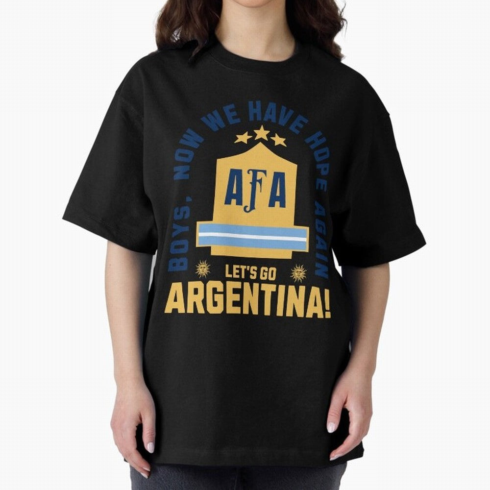 Argentina Soccer 2026 Boys We Have Hope Again Fan Design Classic T-Shirt Celebrate the Stars of FIFA World Cup 2026 Spirit, Built around Spain and Netherlands, Mbappe, Sports Nostalgia, International Competition, Famous Players and Unforgettable