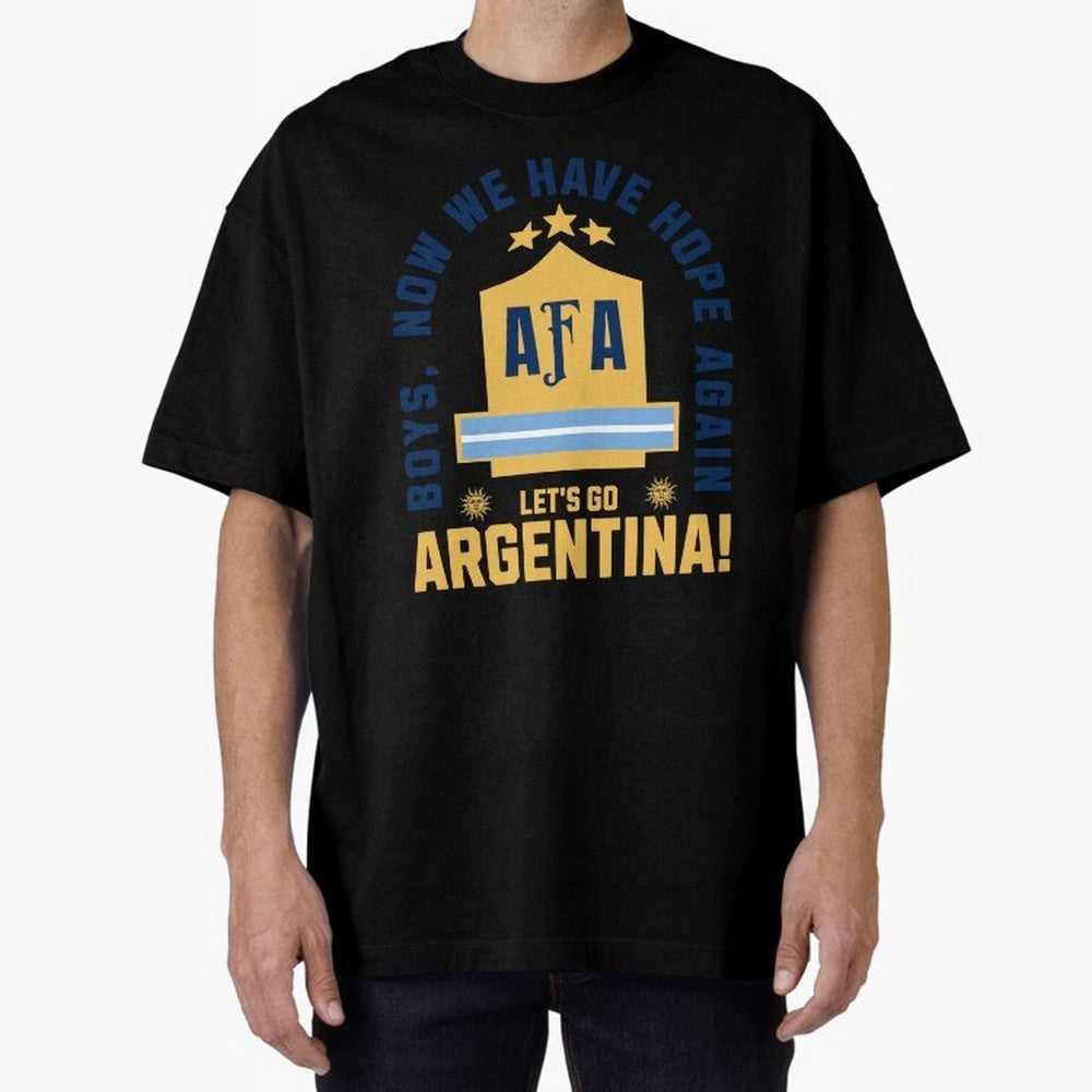 Argentina Soccer 2026 Boys We Have Hope Again Fan Design Classic T-Shirt Celebrate the Stars of FIFA World Cup 2026 Spirit, Built around Spain and Netherlands, Mbappe, Sports Nostalgia, International Competition, Famous Players and Unforgettable