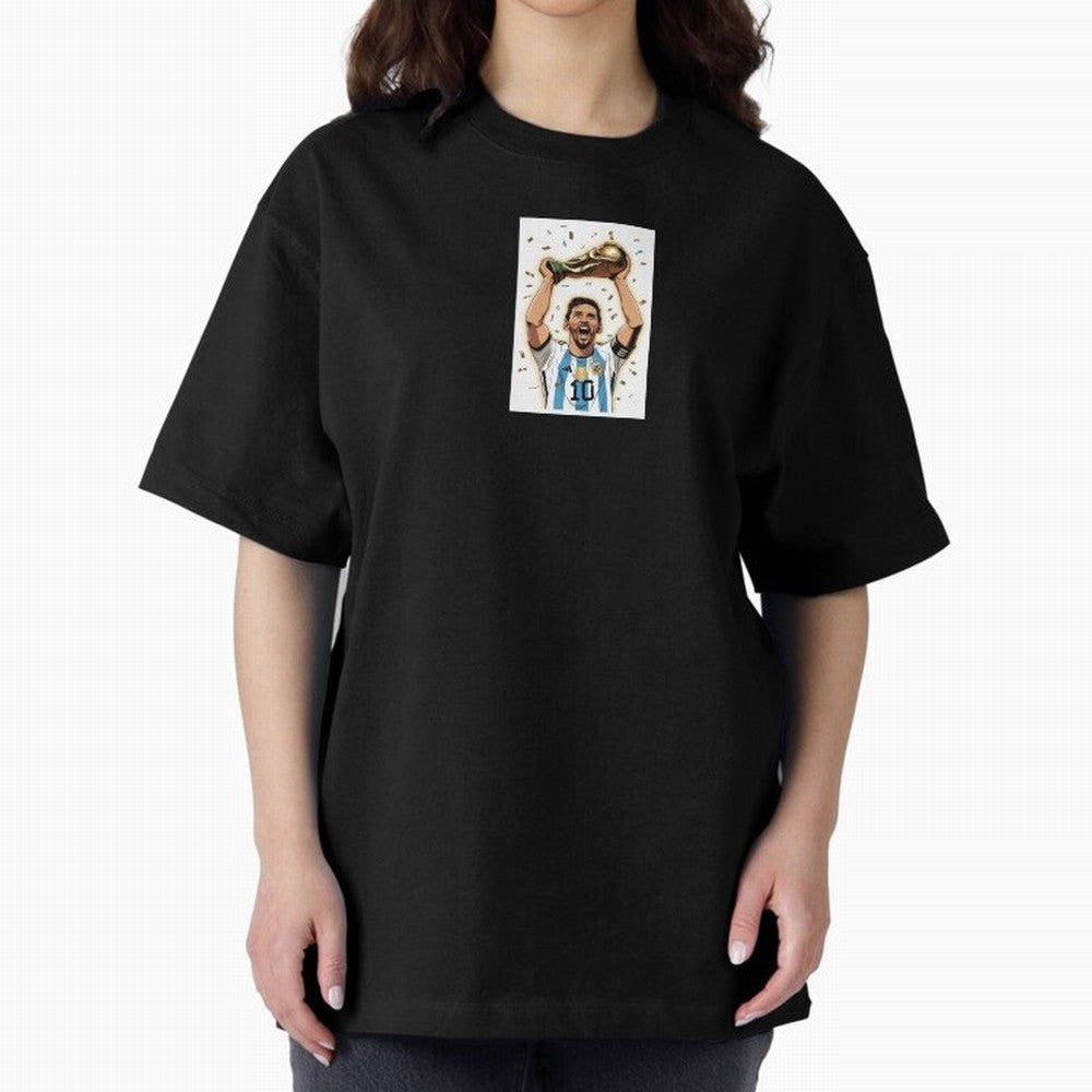 Messi Classic T-Shirt Celebrate National Team Dreams in the FIFA World Cup 2026 Journey through Haaland and Mbappe Highlights, Argentina and Brazil Pride, Supporter Pride, Iconic Celebrations, Legendary Names and Global Match Day Energy; Created