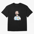 Argentina Soccer Football Player Oversized T-Shirt Relive Global Football Passion for FIFA World Cup 2026 Group Stage, Highlighting Mbappe and Neymar, Brazil, Soccer Culture, Superstar Moments, National Team Dreams and Competitive Fire; Perfect for
