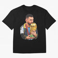 Messi celebrating the 2022 World Cup victory Classic T-Shirt Embrace FIFA World Cup 2026 USA Canada Mexico Filled with Neymar, France and Portugal Energy, Vintage Soccer Flavor, Modern Football Stars, National Flags and Final Night Emotion; Ideal