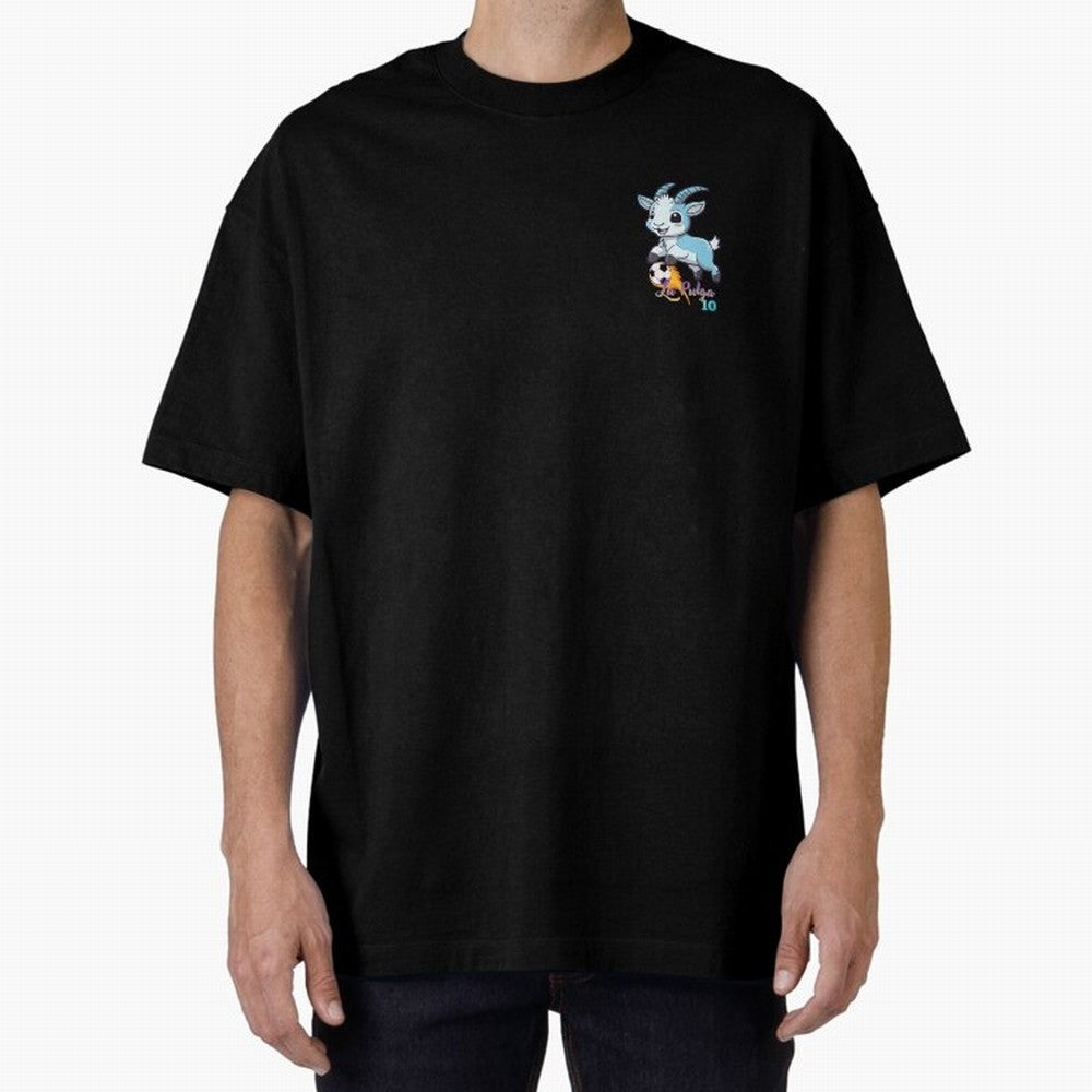 The Goat Flea Oversized T-Shirt Celebrate Unforgettable Nights in Match Day Hype around FIFA World Cup 2026, CR7, Brazil, Portugal and Argentina, Football Festival Excitement, Trophy Ambitions, Country Rivalries and Star Player Buzz; Created for