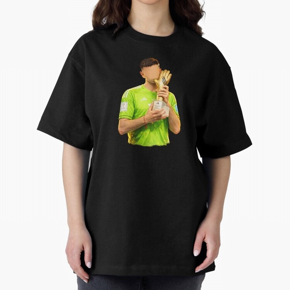 Dibu Martinez Classic T-Shirt Support Iconic Players in the FIFA World Cup 2026 USA Canada Mexico Journey through Mbappe and Neymar Highlights, England and Germany Pride, Retro Football Energy, Iconic Rivalries, Trophy Chase Drama and Stadium