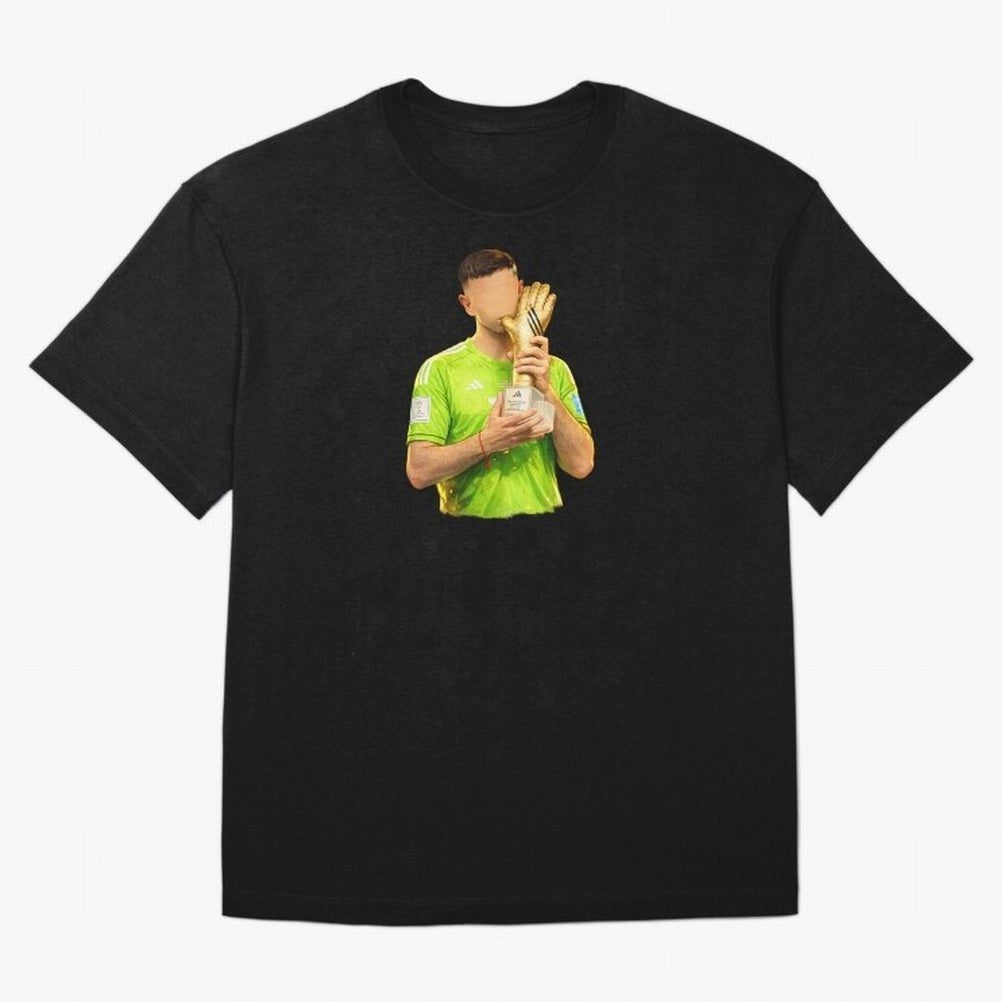 Dibu Martinez Classic T-Shirt Support Iconic Players in the FIFA World Cup 2026 USA Canada Mexico Journey through Mbappe and Neymar Highlights, England and Germany Pride, Retro Football Energy, Iconic Rivalries, Trophy Chase Drama and Stadium