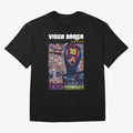 Visca Bar?a Legends Poster | Messi 10 FC Barcelona Art Oversized T-Shirt Spotlight the FIFA World Cup 2026 Group Stage Journey through Messi, Neymar and Mbappe Highlights, France Pride, Worldwide Fan Energy, Dramatic Goals, Stadium Lights and