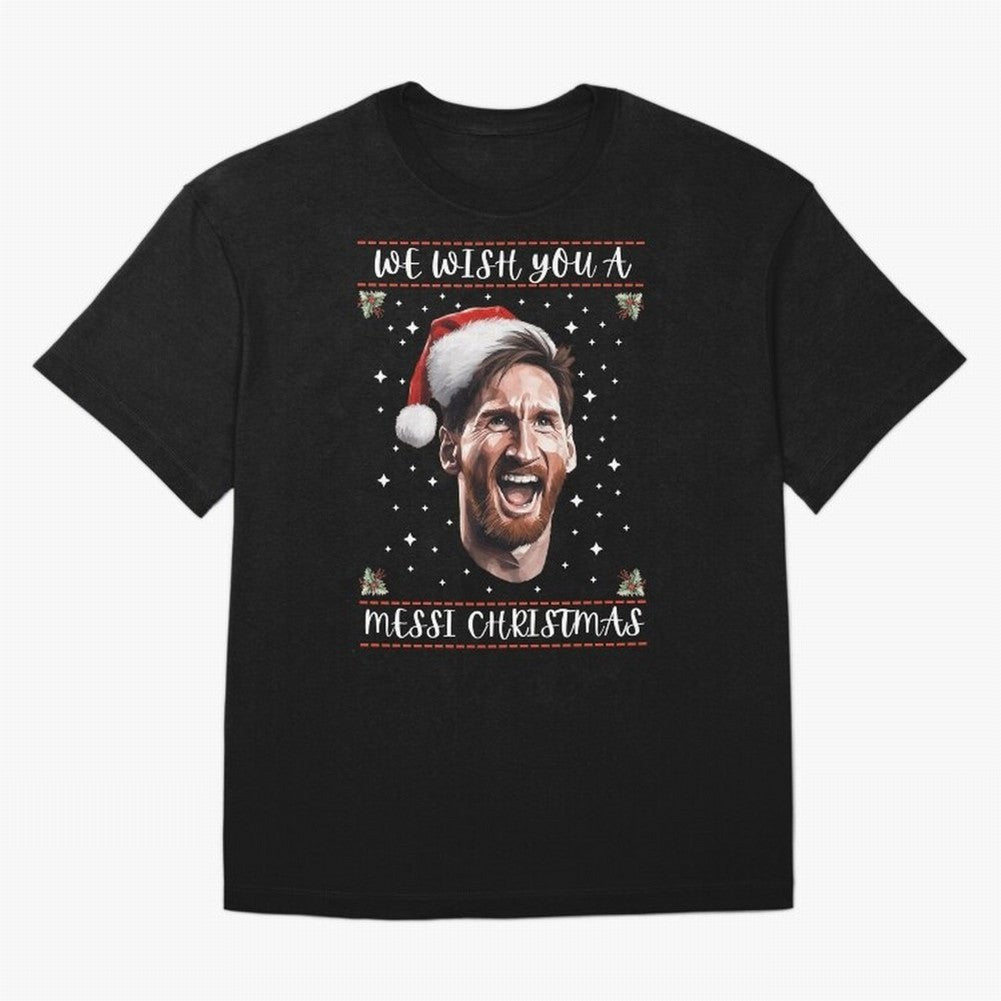 Messi Christmas Funny Football Holiday Classic T-Shirt Turn Every Weekend Toward FIFA World Cup 2026 Group Stage for Fans of Neymar, Haaland and Cristiano Ronaldo and England, Bringing Champion Mindset, Group Stage Buzz, Knockout Tension and