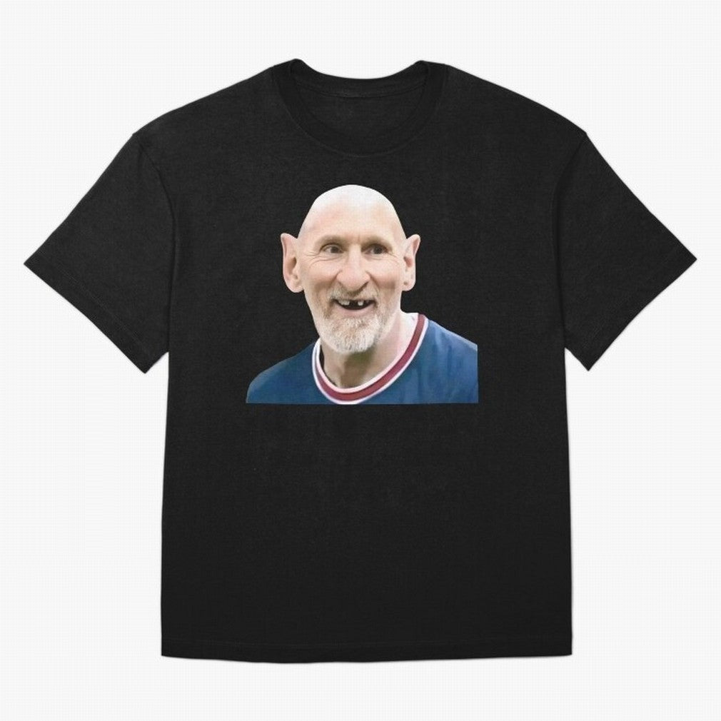 Old and Bald Messi Football Meme Oversized T-Shirt Bring International Match Energy to Global Football Passion for FIFA World Cup 2026 USA Canada Mexico, Filled with Cristiano Ronaldo, Netherlands, Vintage Soccer Flavor, Modern Football Stars,