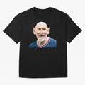 Old and Bald Messi Football Meme Oversized T-Shirt Bring International Match Energy to Global Football Passion for FIFA World Cup 2026 USA Canada Mexico, Filled with Cristiano Ronaldo, Netherlands, Vintage Soccer Flavor, Modern Football Stars,