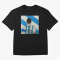 Messi Artwork Oversized T-Shirt Show Fan Pride Across the FIFA World Cup 2026 Journey through Cristiano Ronaldo Highlights, Spain Pride, Retro Football Energy, Iconic Rivalries, Trophy Chase Drama and Stadium Atmosphere; Built for Supporters