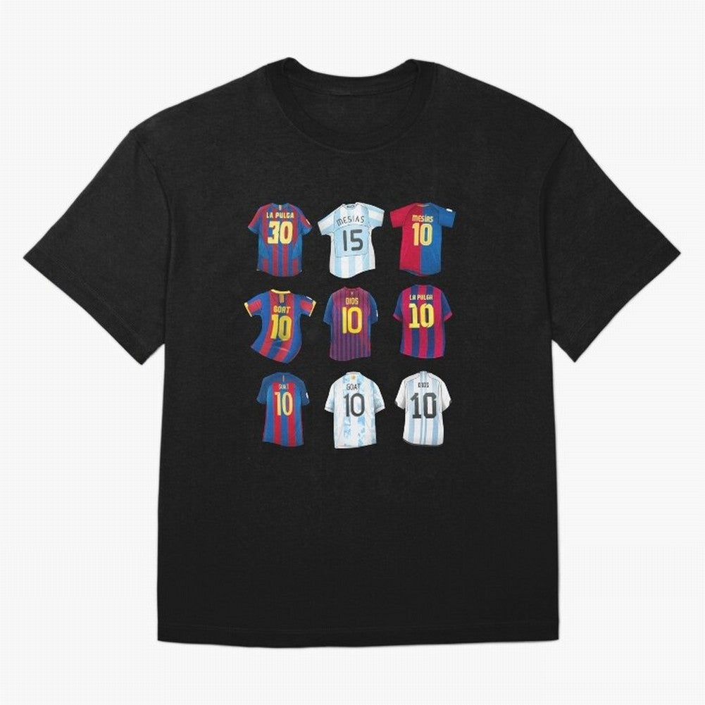 Messi Era Football Jerseys Oversized T-Shirt Fuel the Hype around Global Football Passion for FIFA World Cup 2026 Group Stage, Featuring Messi, Neymar and Mbappe, Germany, Worldwide Fan Energy, Dramatic Goals, Stadium Lights and Championship